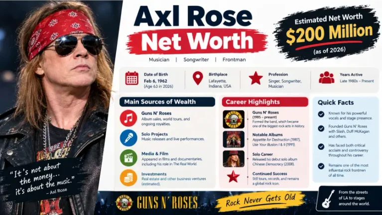 Axl Rose Net Worth