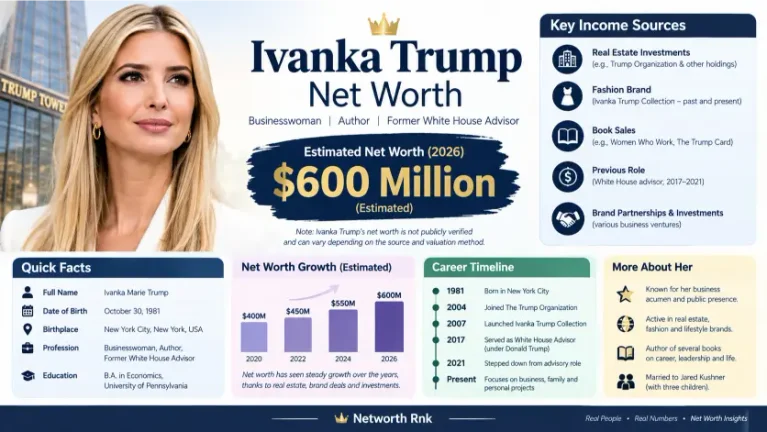 Ivanka Trump Net Worth