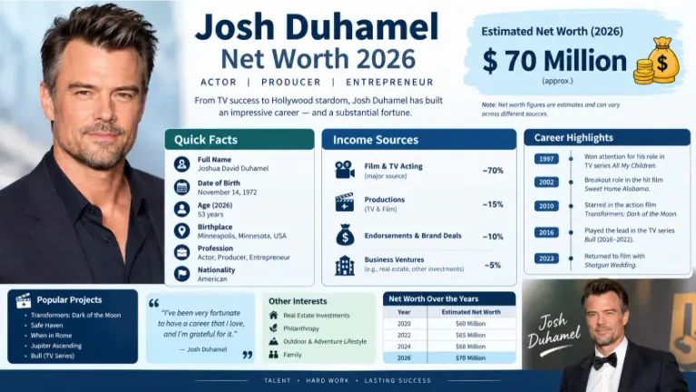 Josh Duhamel Net Worth