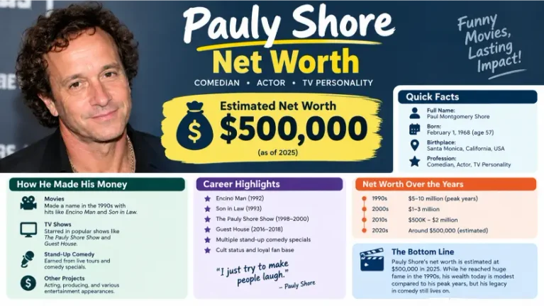 Pauly Shore Net Worth