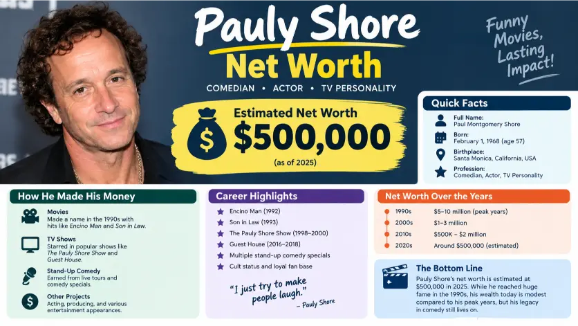 Pauly Shore Net Worth