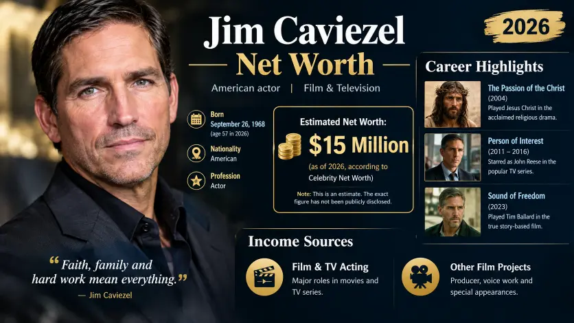 Jim Caviezel Net Worth